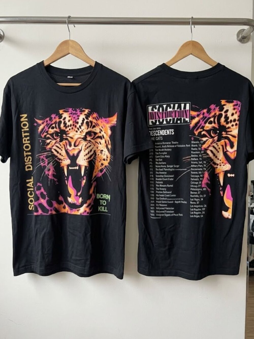 Social Distortion Unveil 2026 North American Tour T-Shirt Reprint